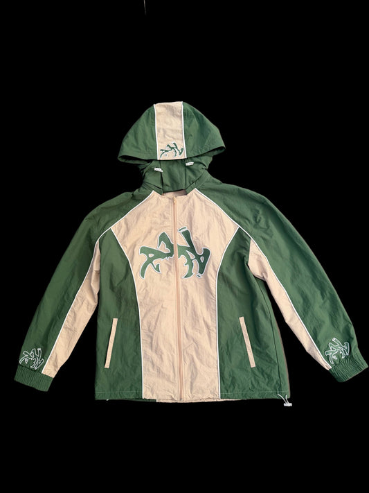 aka ‘Khaki & Crème’ Nylon Windbreaker