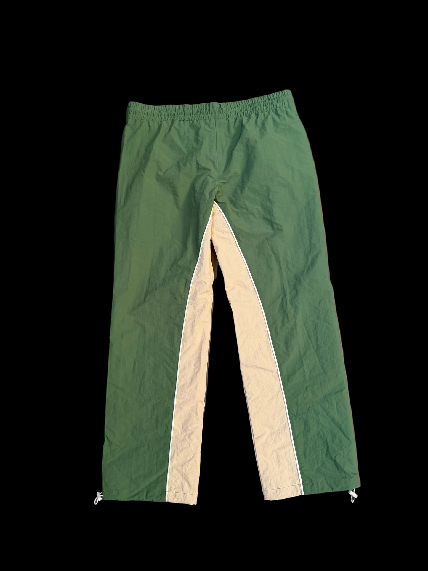 aka ‘Khaki & Crème ’ Unisex Nylon Track Pants